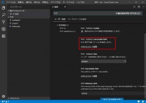 Visual Studio Code-Setting PHP Excutable Path-